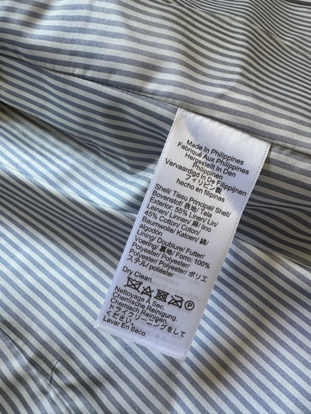 J. Crew Navy and White Gingham Blazer - Picture 7 of 11